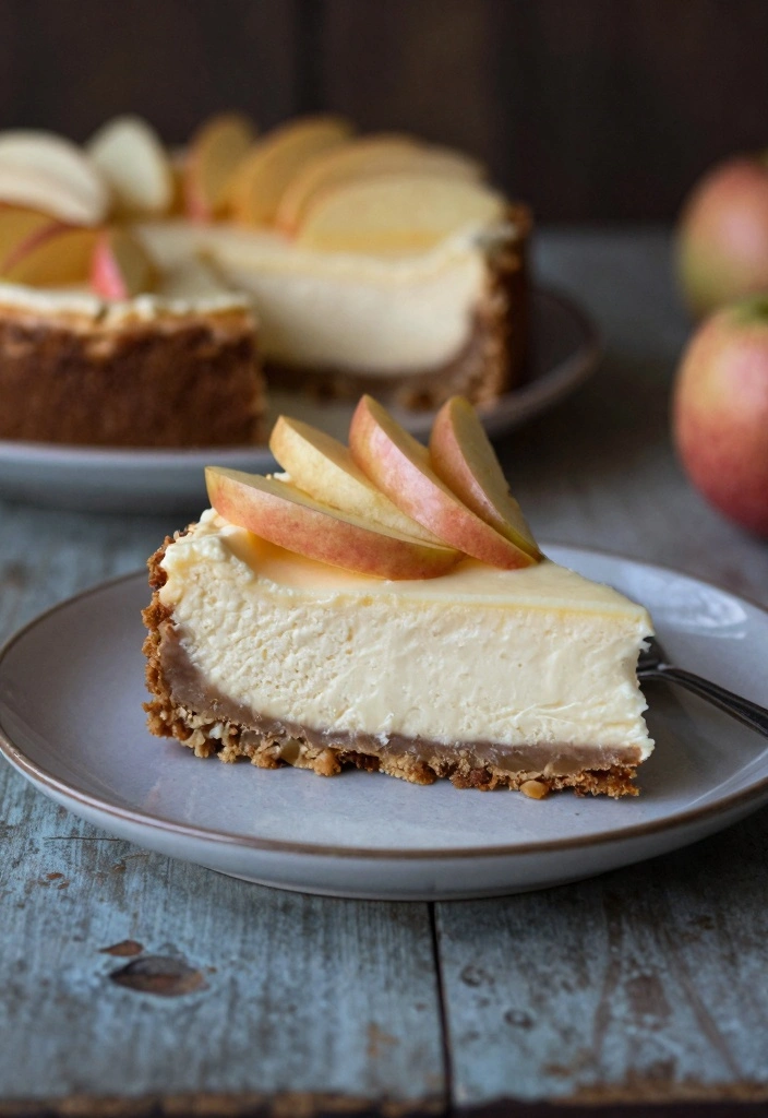 10 Low Carb Apple Recipes for Fresh Flavor Without Sugar 7. No Bake Apple Cheesecake
