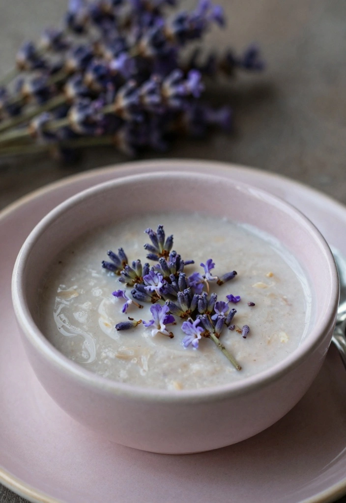 10 Milk Dessert Recipes for Creamy Light Sweet Flavor 4. Lavender Infused Oat Milk Pudding