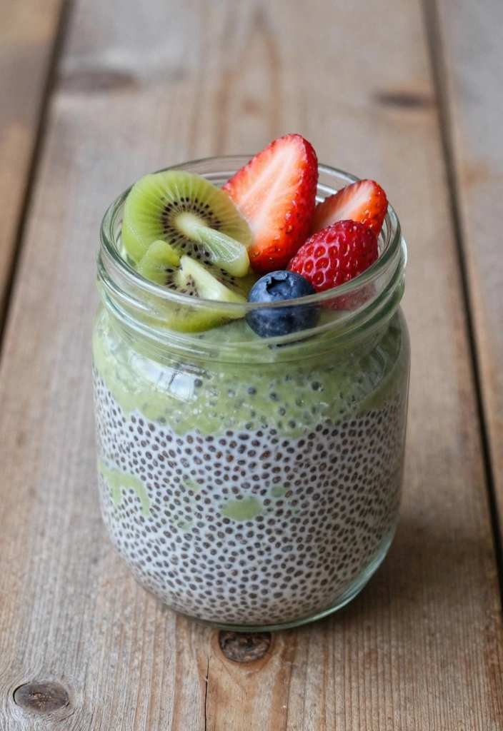 10 Milk Dessert Recipes for Creamy Light Sweet Flavor 7. Matcha Coconut Chia Pudding