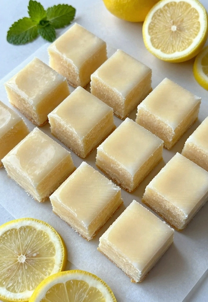 10 Mochi Flour Baking Recipes for Chewy Fun Soft Desserts 78 10 Mochi Flour Baking Recipes for Chewy Fun Soft Desserts 8. Lemon Mochi Bars