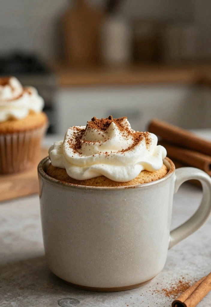 10 Mug Cake Recipes for Quick Single Serve Sweetness 3. Vanilla Cinnamon Mug Cake