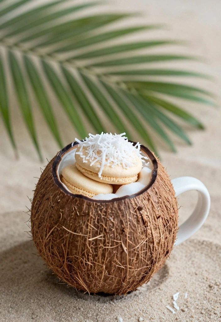 10 Mug Cake Recipes for Quick Single Serve Sweetness 6. Coconut Macaron Mug Cake