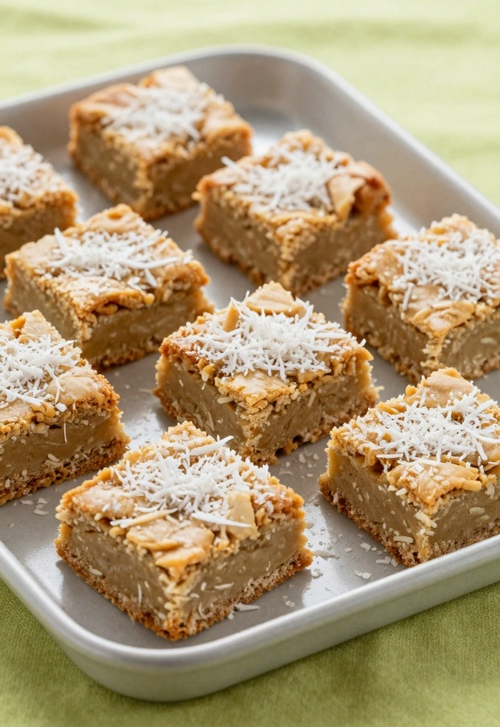 10 Nut Butter Baking Recipes for Rich Nutty Sweet Treats 7. Coconut Cashew Butter Blondies