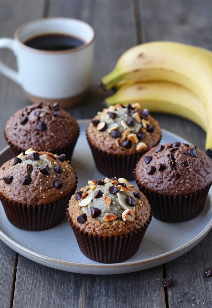 10 Nut Butter Baking Recipes for Rich Nutty Sweet Treats 8. Chocolate Almond Butter Muffins