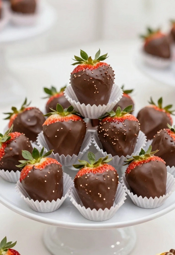 10 Paper Baking Cup Recipes for Cute Easy Individual Desserts 10. Chocolate Strawberry Cups