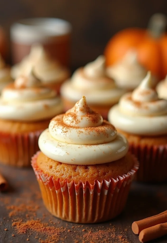 10 Paper Baking Cup Recipes for Cute Easy Individual Desserts 6. Pumpkin Spice Cupcakes