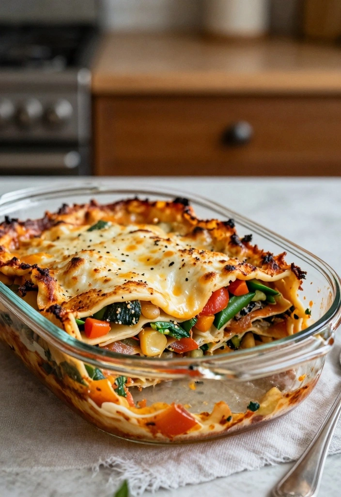 10 Pyrex Oval Baking Dish Recipes for Cozy Warm Baked Treats 6. Vegetable Lasagna