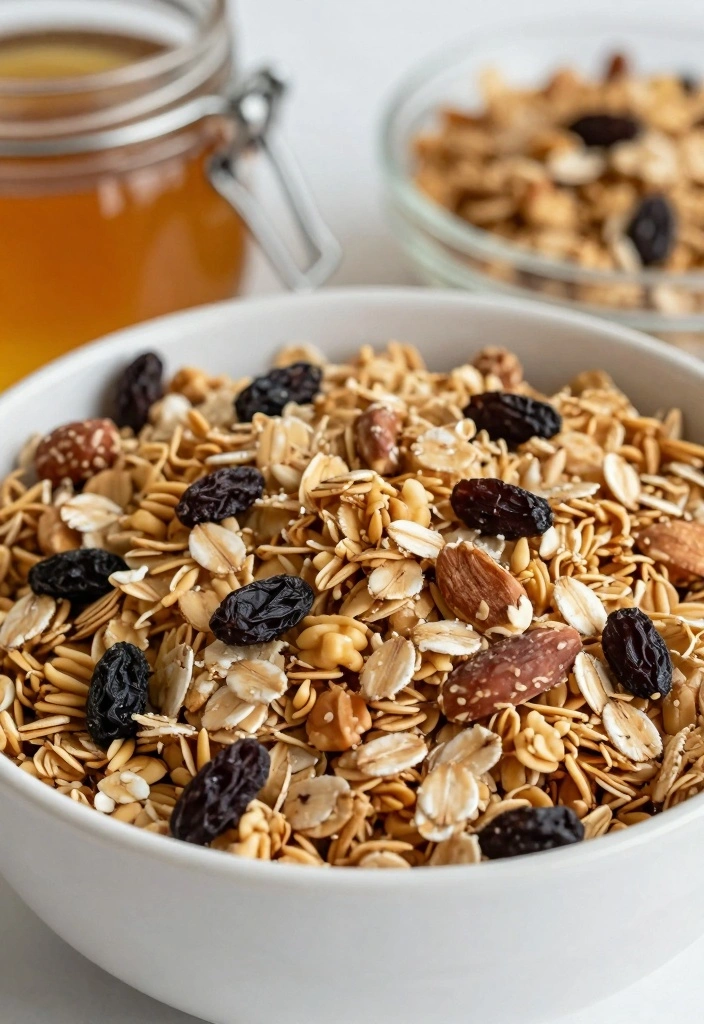 10 Raisin Baking Recipes for Chewy Sweet Classic Flavor - 9. Raisin Granola