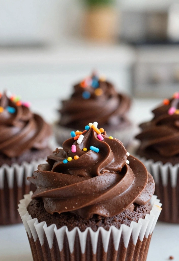10 Recipes With Cake Flour for Soft Tender Bakery Style Crumb - 2. Fluffy Chocolate Cupcakes