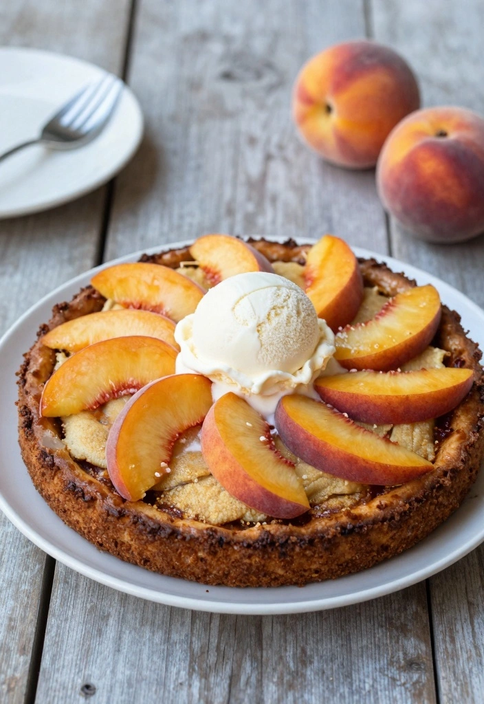 10 Recipes With Cake Flour for Soft Tender Bakery Style Crumb - 9. Peach Cobbler Cake