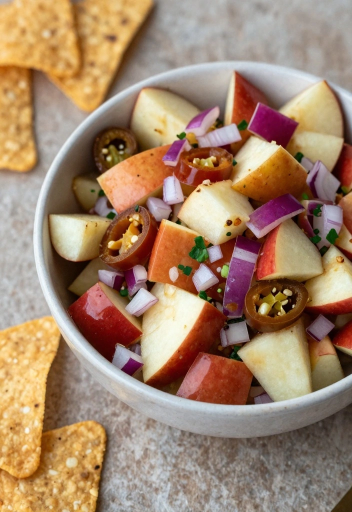 10 Savory Apple Recipes for Fresh Creative Sweet Salty Meals 78 10 Savory Apple Recipes for Fresh Creative Sweet Salty Meals 8. Smoky Apple and Chipotle Salsa