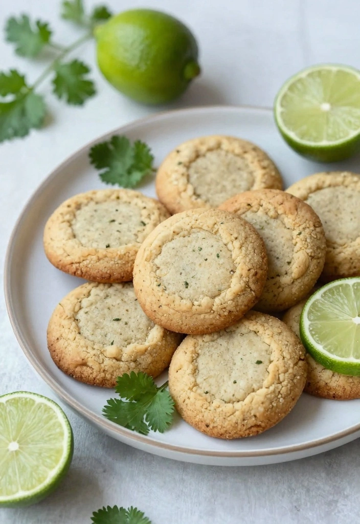 10 Unique Cookie Recipes for Creative Surprising Flavors 7. Cilantro Lime Cookies