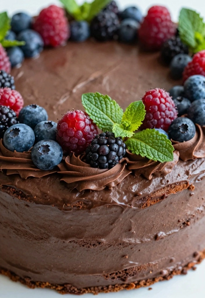 10 Vegetarian Cake Recipes for Egg Free Flavorful Baking - 1. Moist Vegan Chocolate Cake