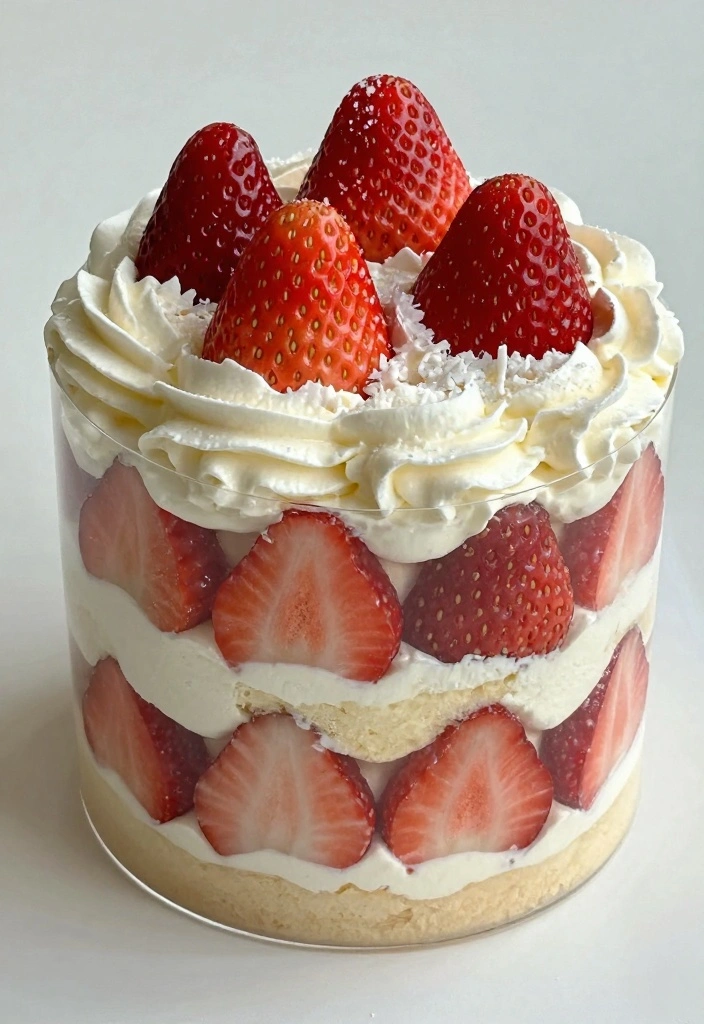 10 Vegetarian Cake Recipes for Egg Free Flavorful Baking - 6. Strawberry Shortcake with Coconut Whipped Cream