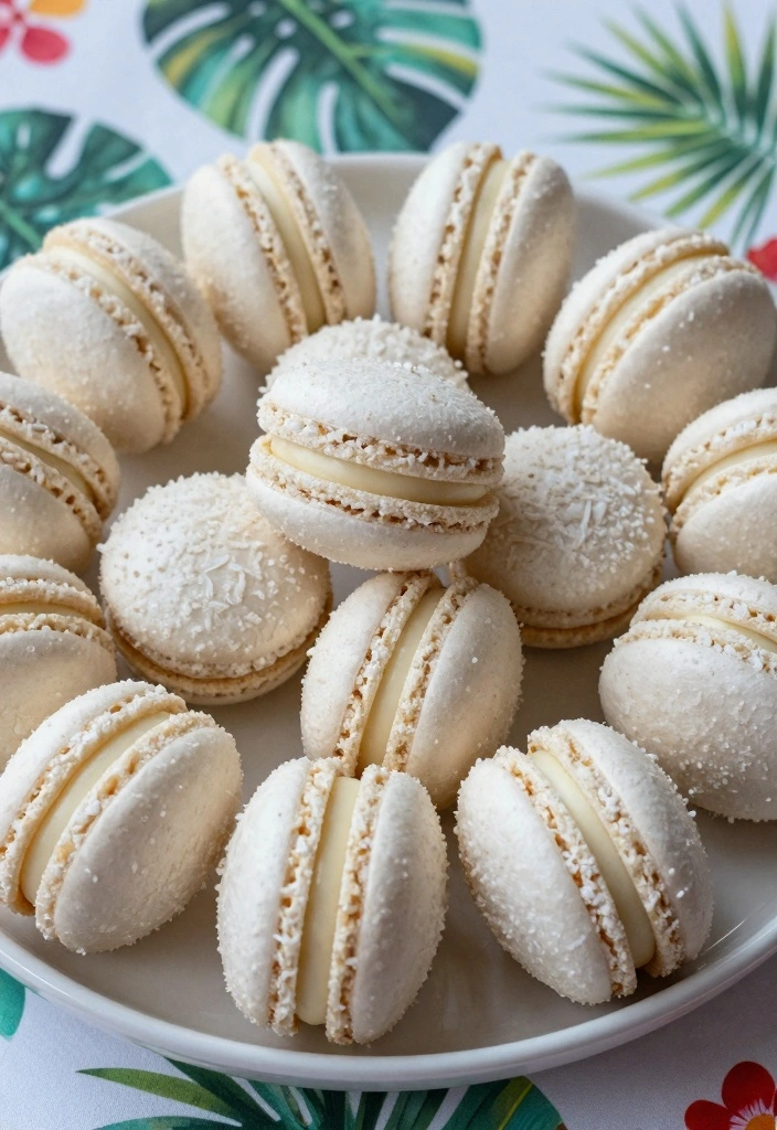 10 White Chocolate Dessert Recipes for Sweet Creamy Indulgence 100 10 White Chocolate Dessert Recipes for Sweet Creamy Indulgence 10. White Chocolate Coconut Macaroons