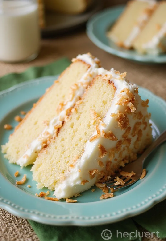 12 Delicious Cake Recipes for Moist Sweet Crowd Pleasing Bakes - 4. Vanilla Bean Coconut Cake