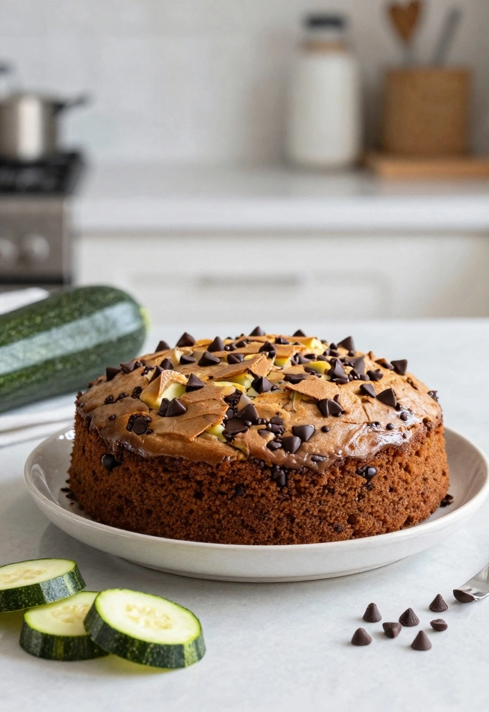 12 Delicious Cake Recipes for Moist Sweet Crowd Pleasing Bakes - 5. Chocolate Chip Zucchini Cake